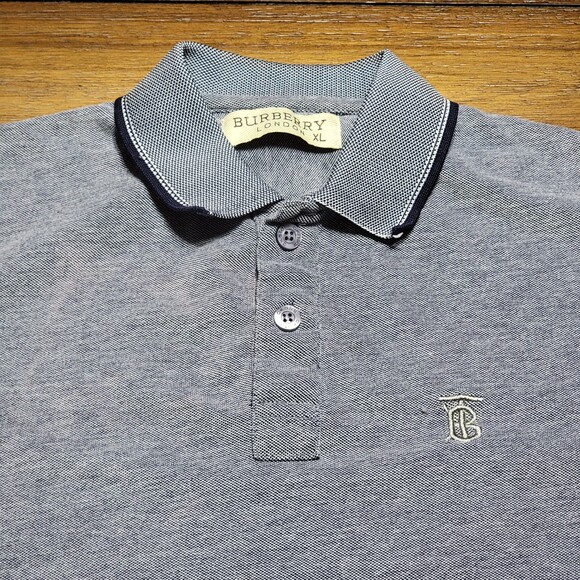 Burberry London SS Navy Polo - Size XL* - Picture 2 of 6